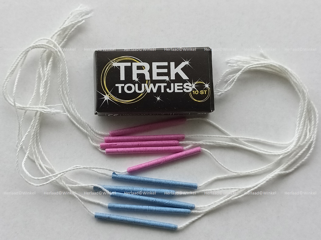 Vuurwerk TREKTOUWTJES verpakking 10 stuks